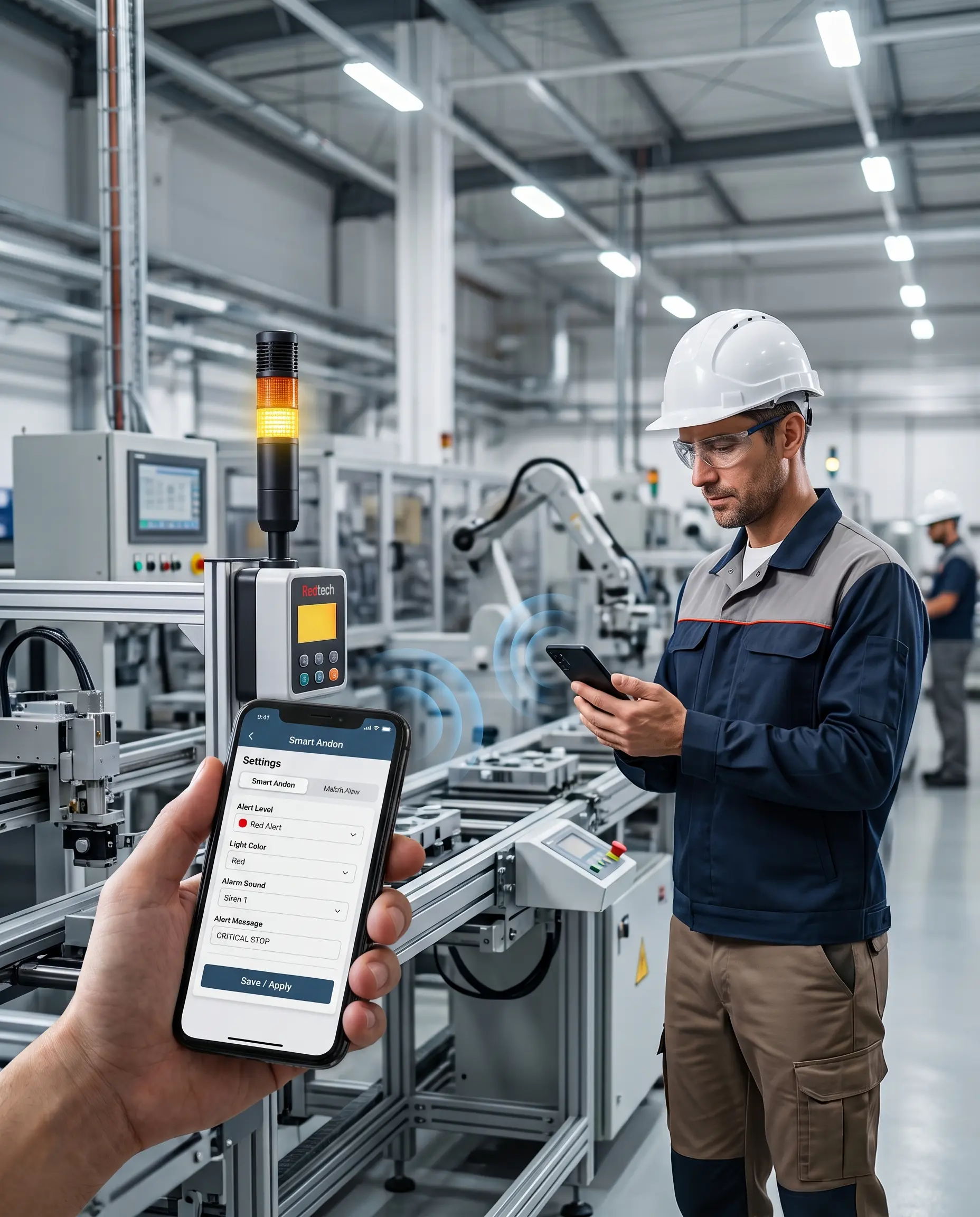 Smart Andon Configurable App Interface