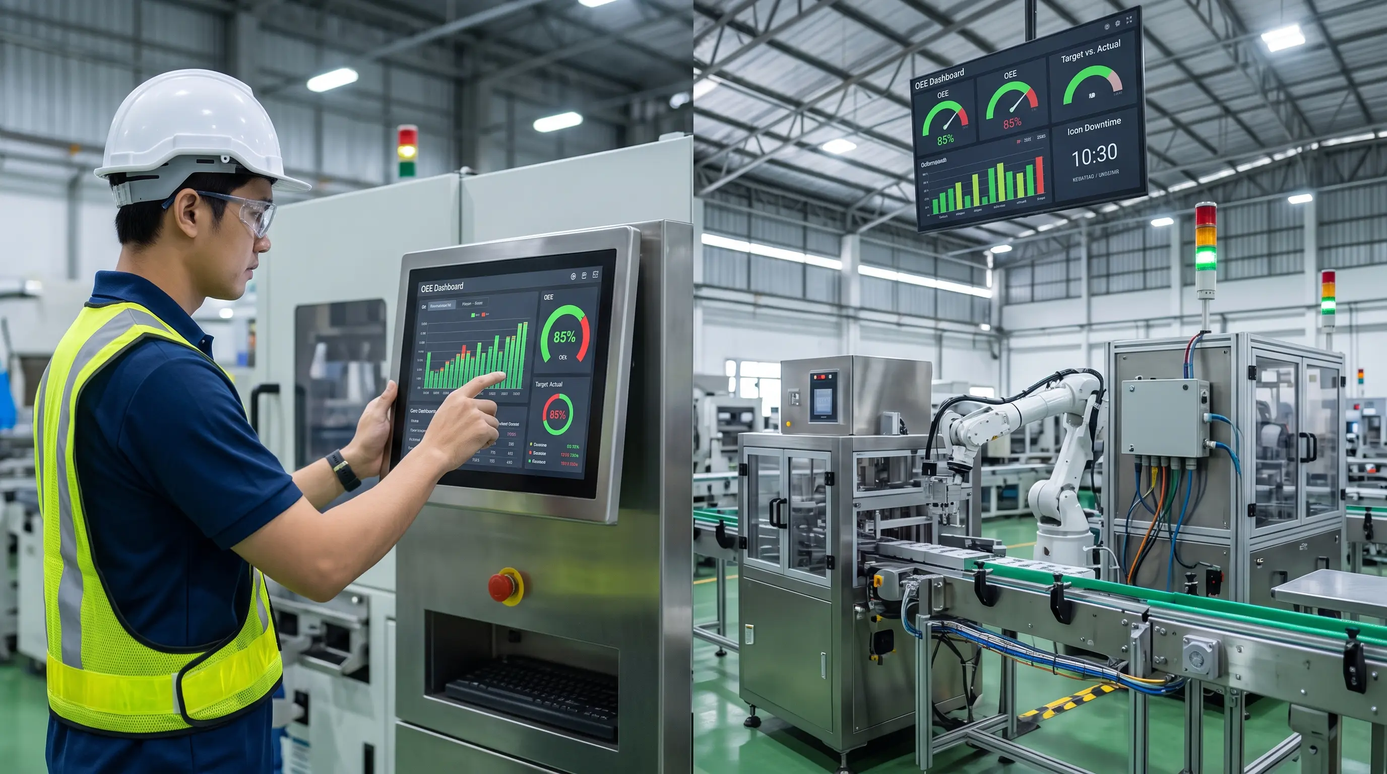 ระบบ OEE เปลี่ยนการจดกระดาษเป็น Real-time Dashboard ด้วยระบบ IoT โรงงาน ลด Downtime