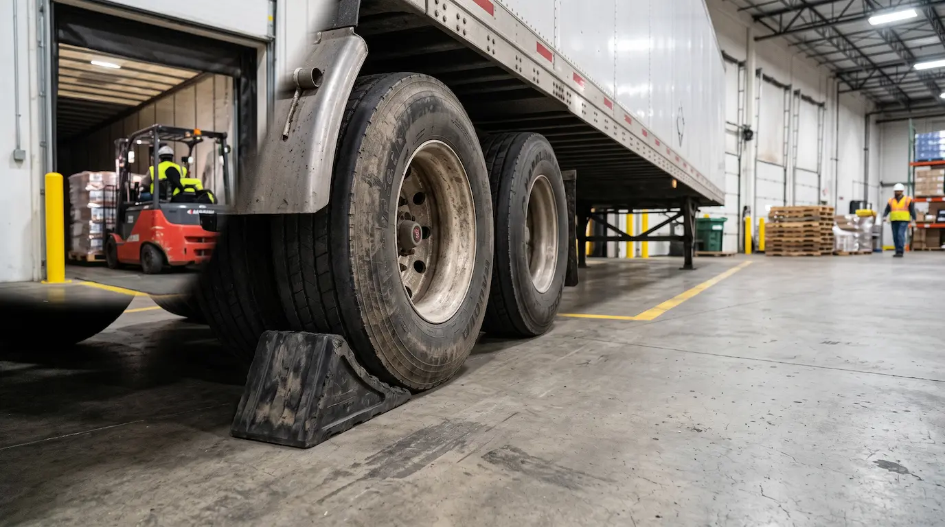 Wheel Chocks ธรรมดาไม่ได้มาตรฐาน