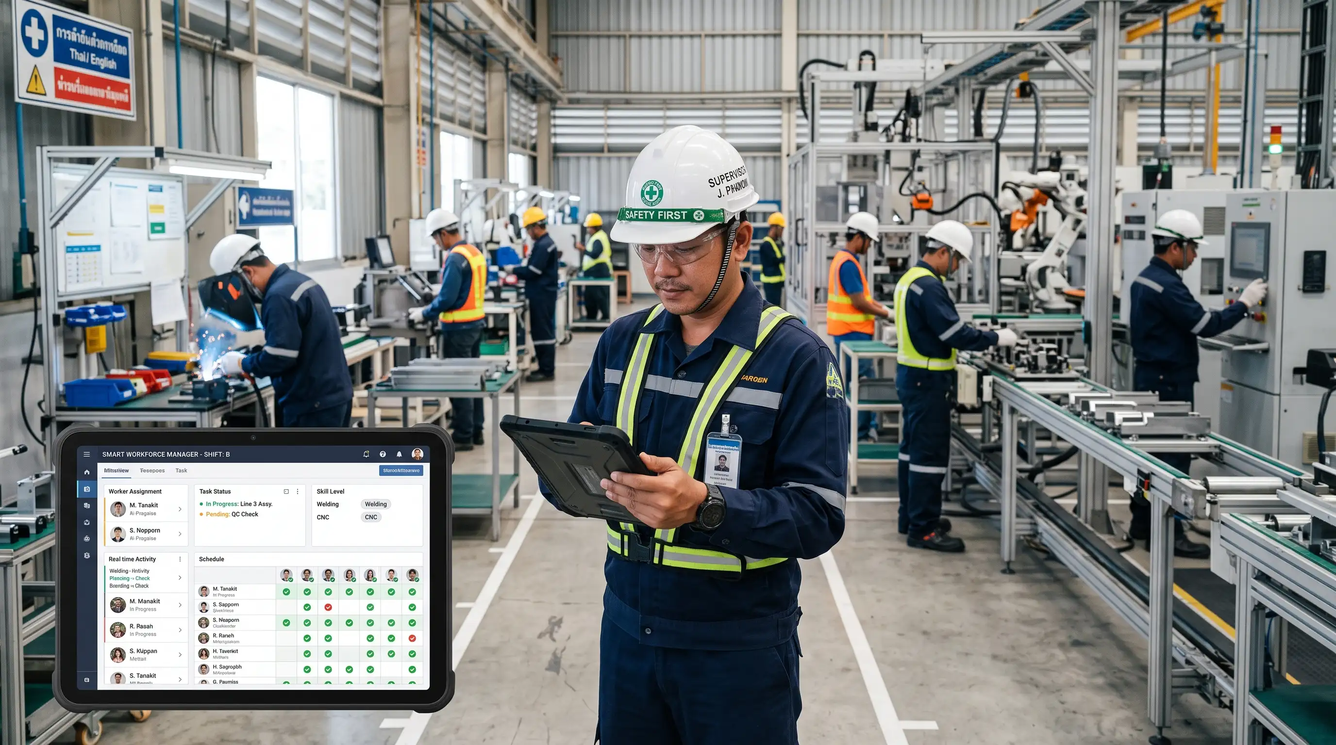 Workforce & Job Management จัดการทีมช่างและมอบหมายงาน